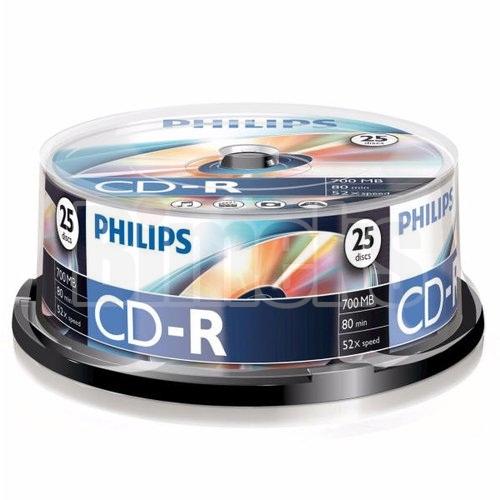 PHILIPS CD-R 25LİK CAKEBOX CD 25li Paket