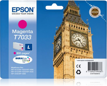 Epson T7033 Pembe Orjinal Kartuş