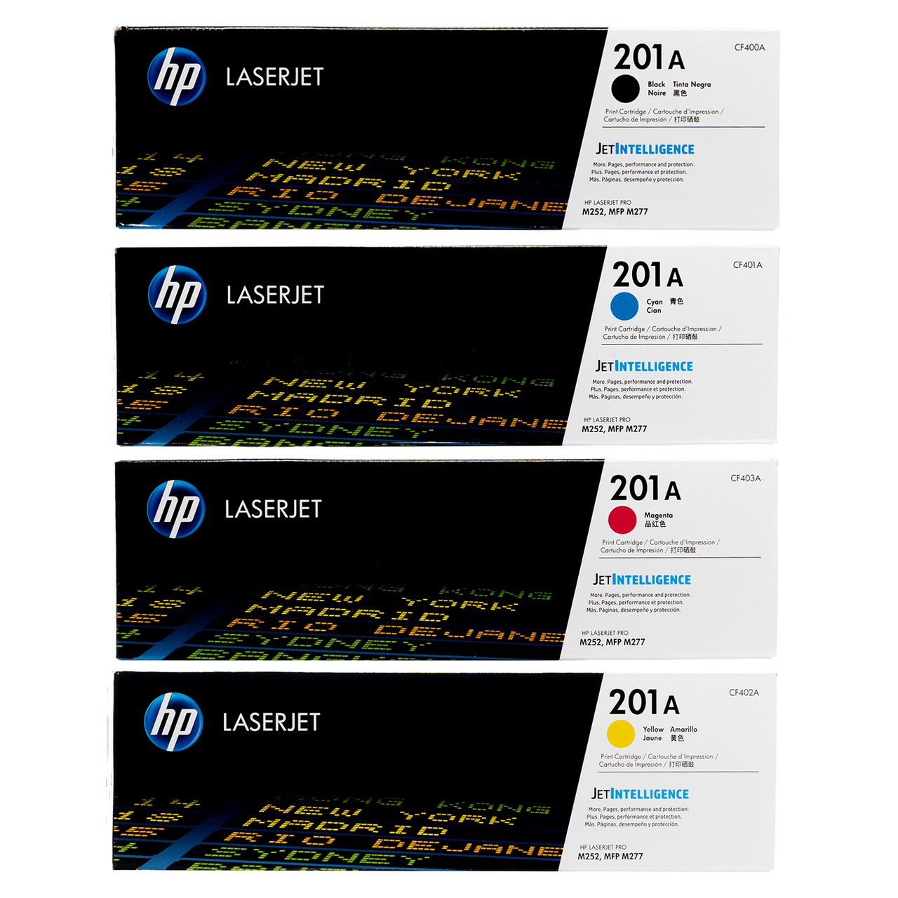 HP CF 400A (201A) Renkli Muadil Toner (B,C,Y,M)